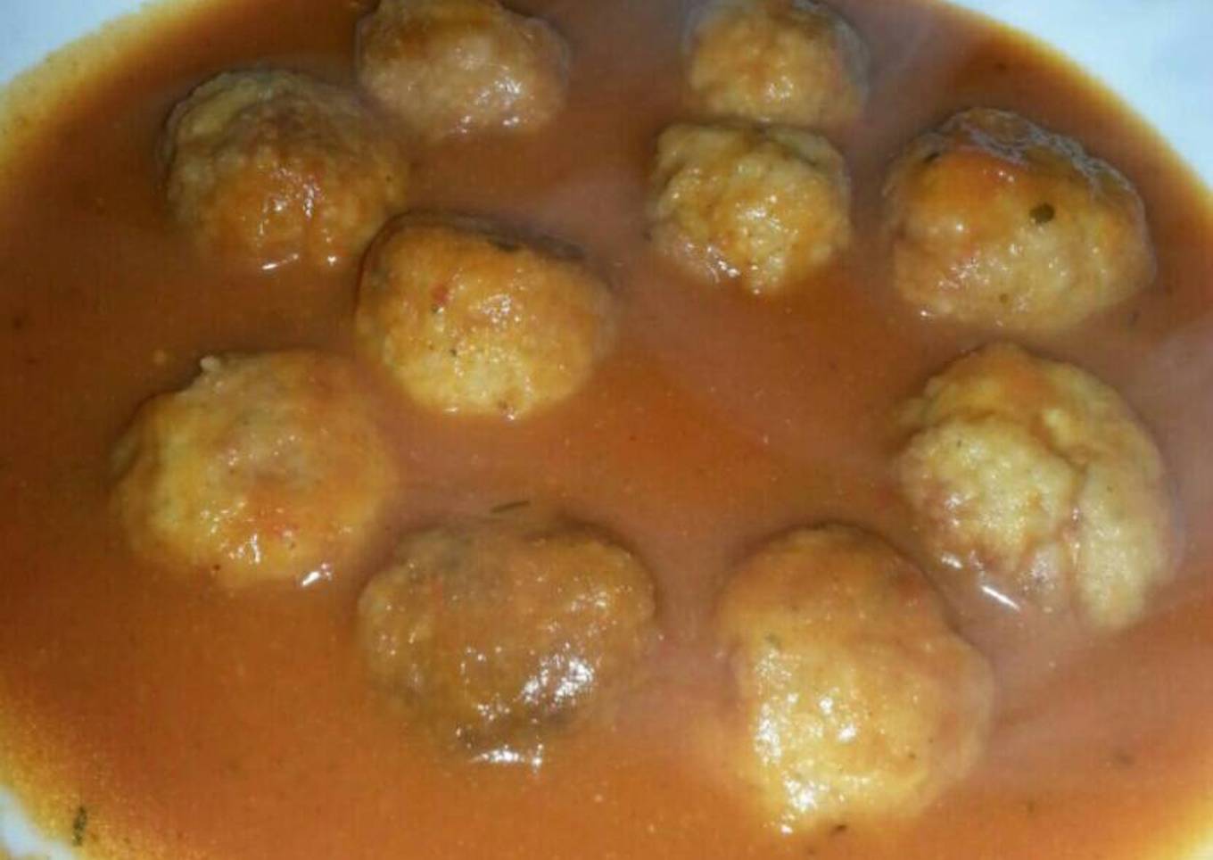 Albóndigas caseras de pollo