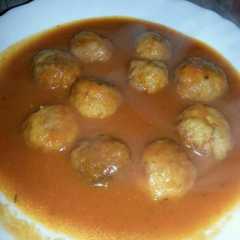 Una foto de Albóndigas caseras de pollo