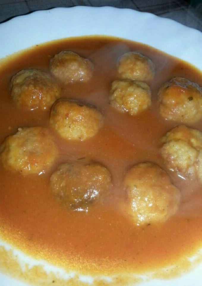 Una foto de Albóndigas caseras de pollo