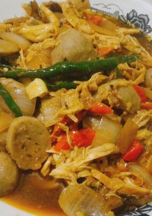 Foto resep 25. Ayam Suwir Saus Lada Hitam