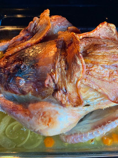 Una foto de Pavo asado relleno ¡Receta de Navidad!