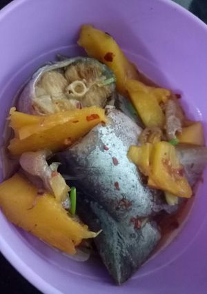 Hình của món Cá Basa kho thơm.