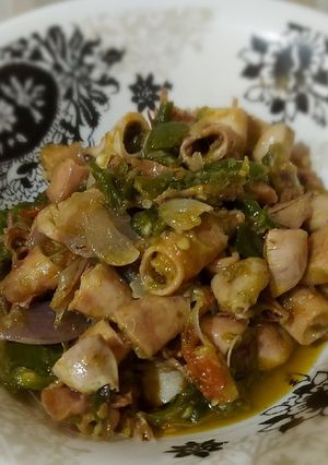 Foto resep Cumi Asin Cabe Ijo