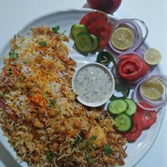 Chana pulao A picture of Chana pulao.