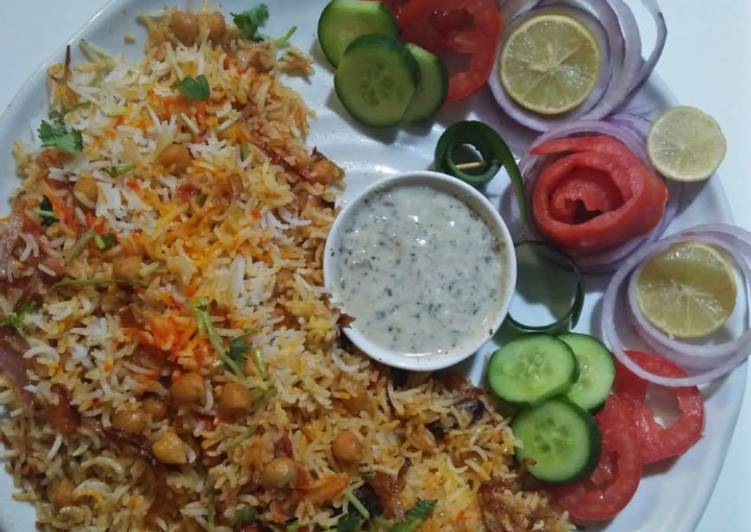 Simple Way to Make Speedy Chana pulao