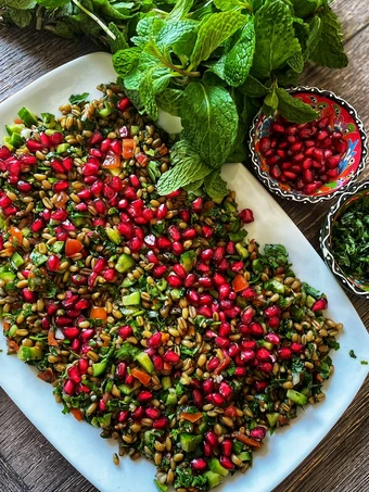 Easy Steps to Prepare Freekeh salad the Delicious Really delicious