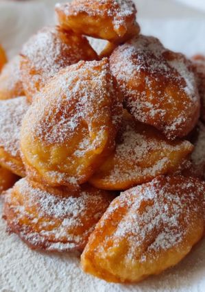 🍊 Ricottás - narancshéjas kanalas fánk (sütőporral) recept fotója