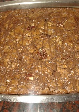 Una foto de Brownie de chocolate xl