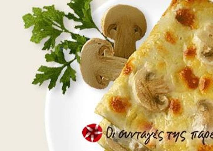 κύρια φωτογραφία συνταγής Barilla Lasagne Spinaci με μανιτάρι & γκοργκοτζόλα