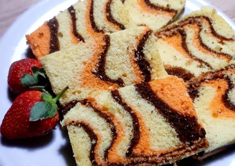 Resep Bolu Macan  Kukus Rasa Jeruk oleh Lila W Lestari 