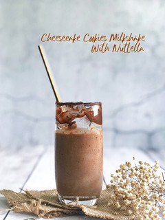 Gambar Cheesecake Cookies Milkshake with Nuttela
