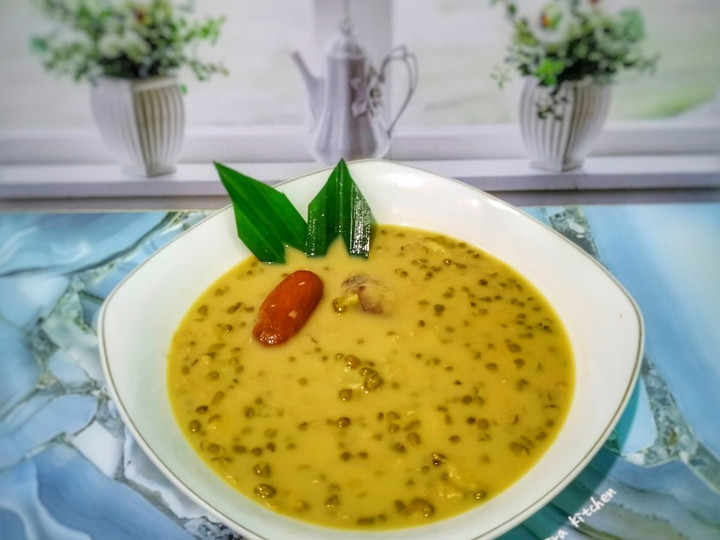 Resep: Bubur Kacang Hijau Ketan Putih Durian👩‍🍳 Ekonomis Untuk Dijual