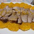 Paletilla de cerdo asada a la naranja