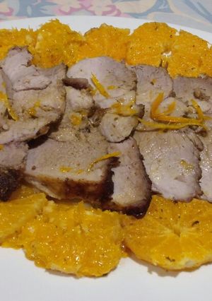Una foto de Paletilla de cerdo asada a la naranja