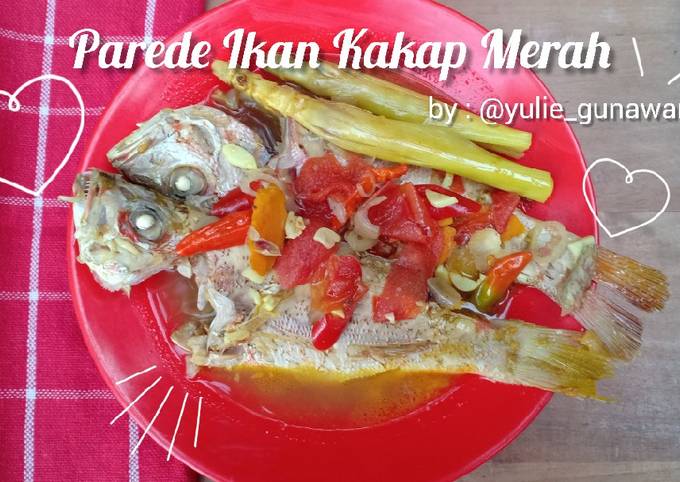 Resep Parede Ikan Kakap Merah Oleh 🌷yulie Yuda Gunawan🌷 Cookpad