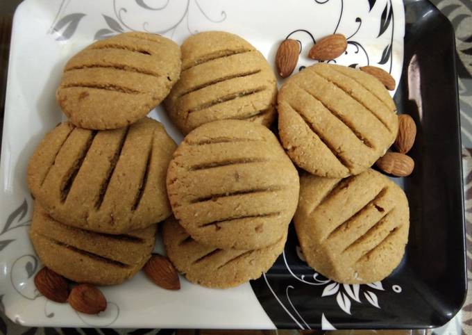 Simple Way to Make Quick Wheat flour jaggery cookies