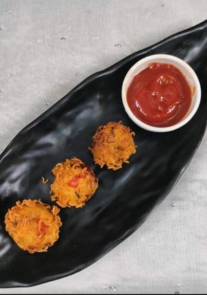 A picture of Maggi balls.