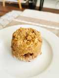 Muffin de plátano en mug o taza