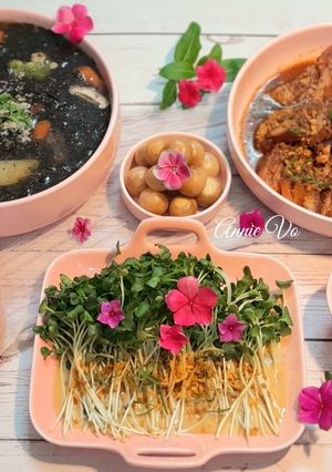 Hình của món Cả vườn hoa trong bữa cơm nhà.