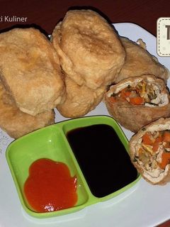 Foto resep Tahu goreng isi sayur telur
