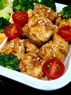 醬燒雞肉豆腐丸子 的食譜成品照片