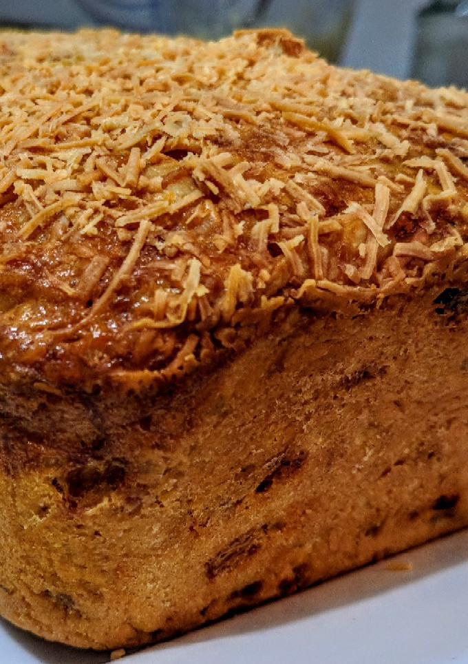 Una foto de MOLDE De Pan🍞con Corteza crocante de Queso🧀Parmesano...!