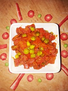 गाजर मटर की सब्जी (gajar matar ki sabzi recipe in Hindi) रेसिपी मुख्य फोटो