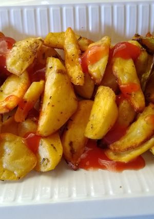 A picture of Baked potato chip's#favoritekidsrecipe.