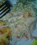 Ensalada blanca de ATÚN y LECHUGA