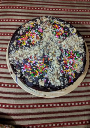 A picture of Chocolate Fudge cake 💕 #CookpadRamadan #RamadanSpecial.