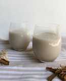 Agua de horchata de avena sin lácteos