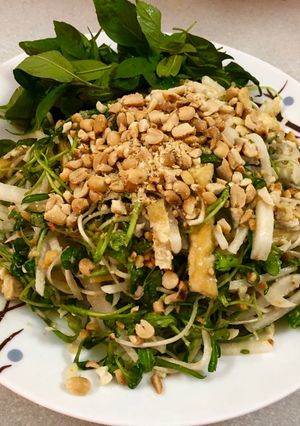 Hình của món Gỏi chay ngày rằm tháng giêng.