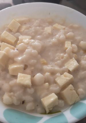 Una foto de Peto con leche de ajonjolí
