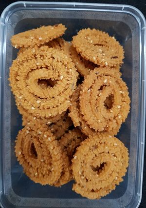 A picture of Chakli.