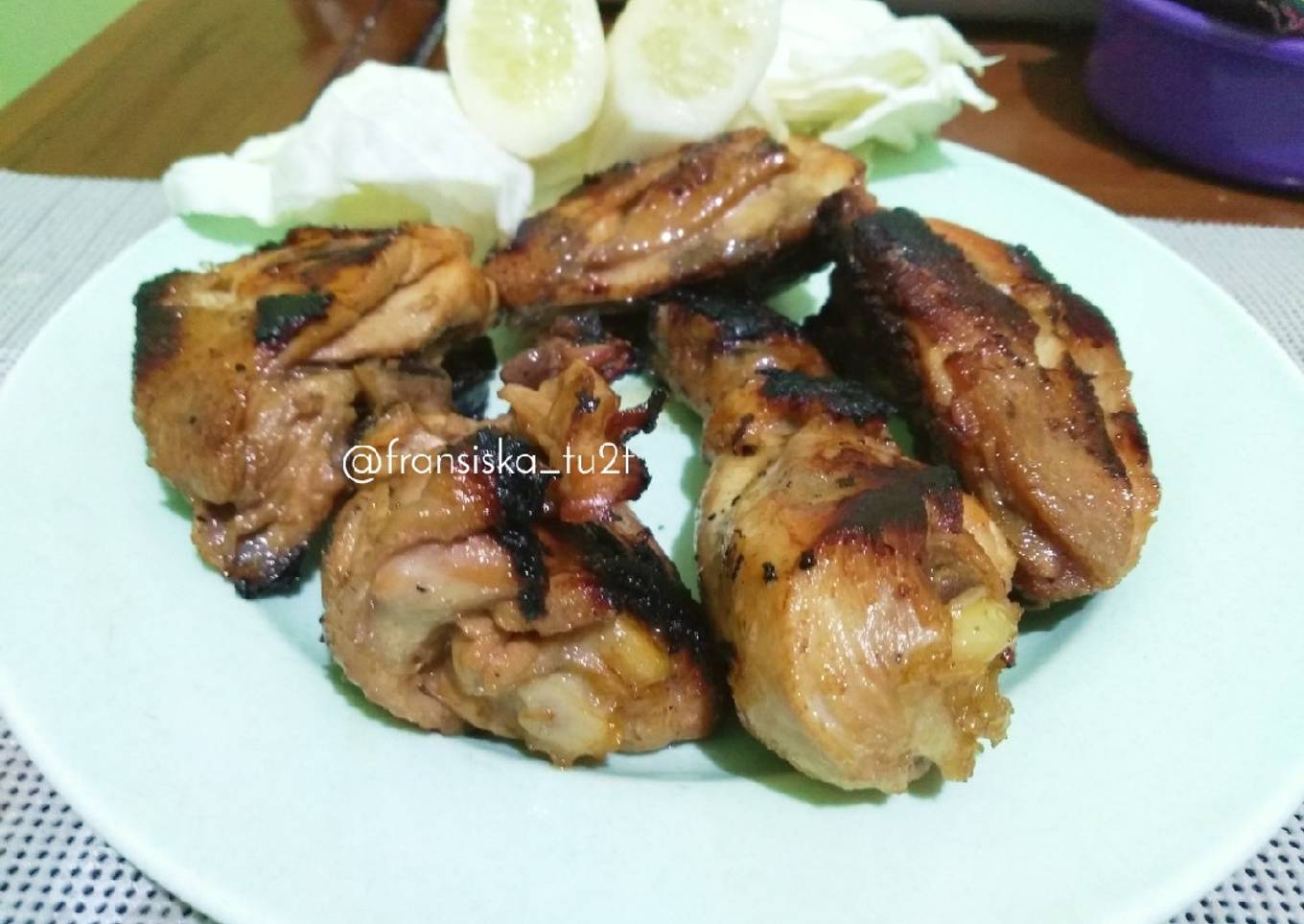 Ayam bakar Teflon praktis