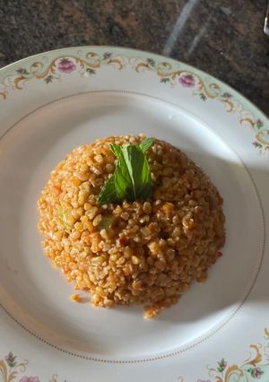 A picture of Tomato Bulgur Pilaf.