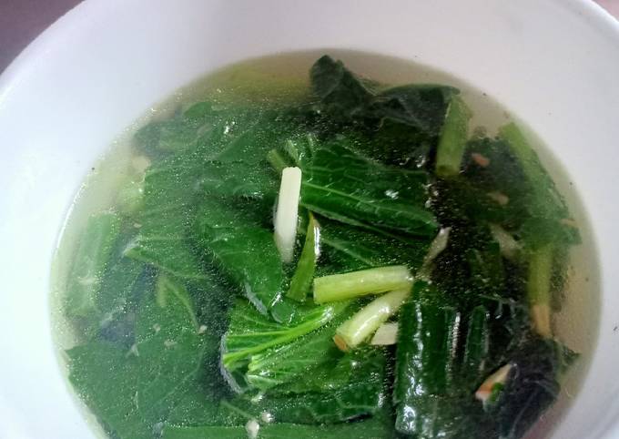 Resep Sayur Bening Sawi Hijau Oleh Hesti Puspaya Tutik Cookpad