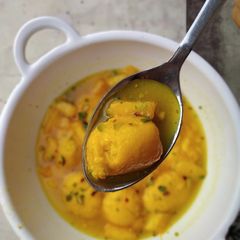 A picture of Mango rasgulla.