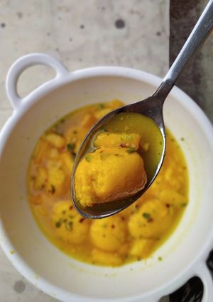 A picture of Mango rasgulla.