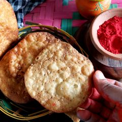 A picture of Aloo PAPDI.