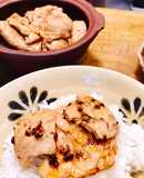 Gà lát chay kho tiêu