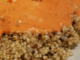 Quinoa con salsa fresca de tomates