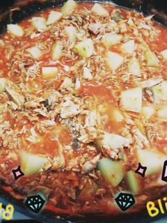 A picture of Carnitas in Red Sauce.