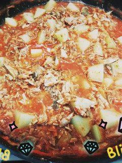A picture of Carnitas in Red Sauce.