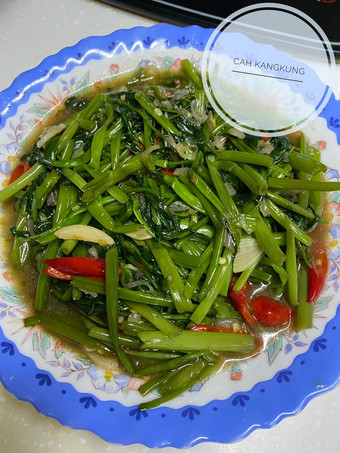 Resep Cah kangkung yang Enak Banget