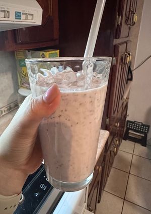 Una foto de Smoothie de frutas con chía