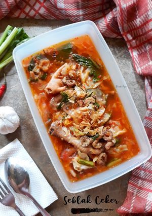 Foto resep Seblak Ceker