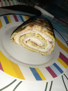 Una foto de Rollito de calabacín