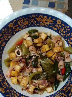 Foto resep Tahu Cumi Asin Saos Tiram