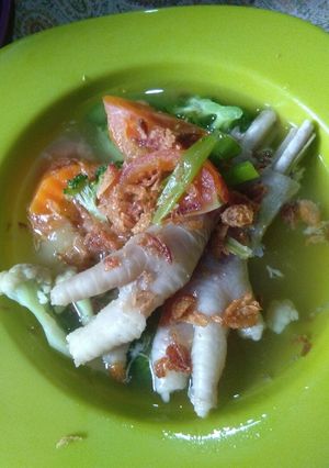 Foto resep Sop ceker ayam kampung